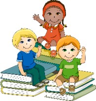 children on books