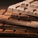 Stack of chocolate bars